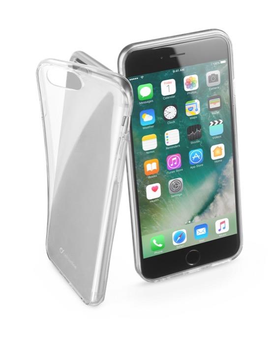 CELLULARLINE Custodia cover a libro per iPhone 7 Cellular Line Clear Book gold